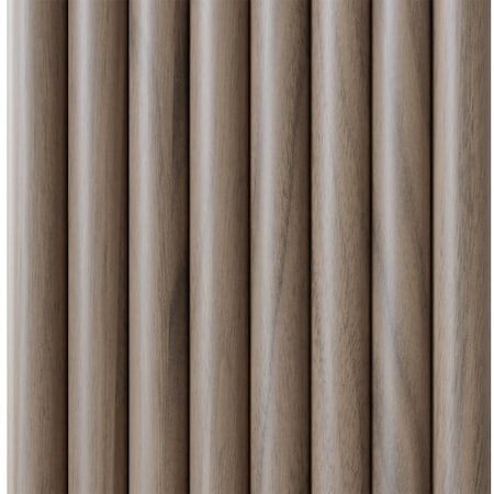 Designs Of Distinction 1-1/2" Single Bead Tambour - Walnut (12"W x 48"L) 011248106WL1
